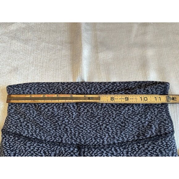 Lululemon Wunder Under Crop III Pant In Digi Pixie Black Pitch Grey Size 4 Gym - Picture 11 of 12